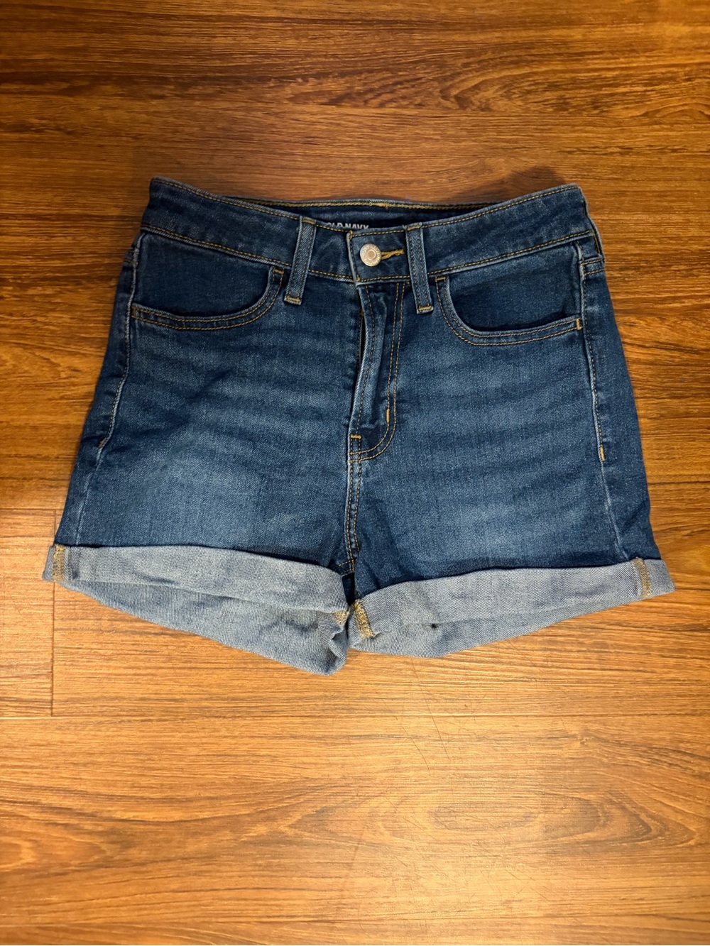 Old Navy Dark Blue High Waisted WOW Denim Women's Shorts